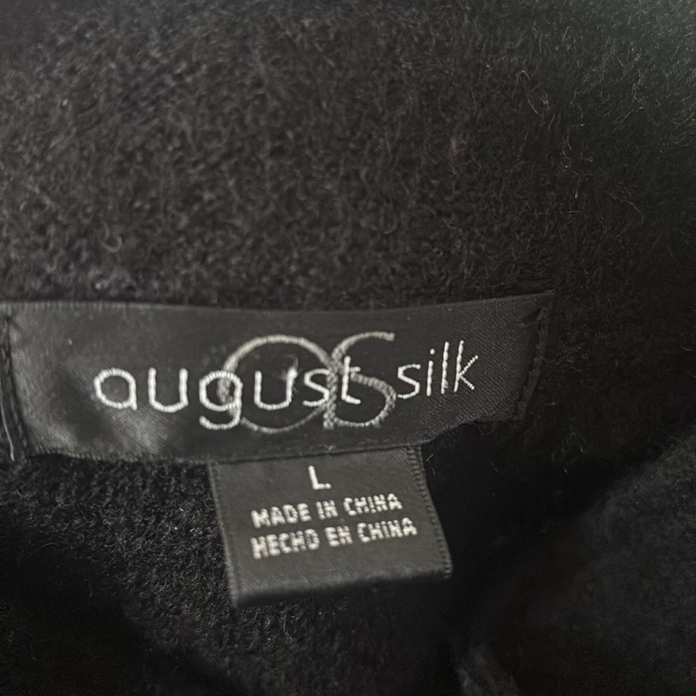 August Silk- 100% Wool Jacket size L - Picture 6 of 7